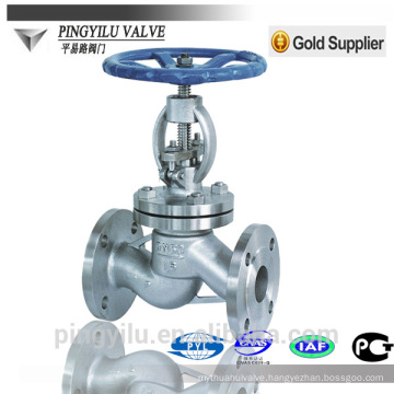 cast steel globe valve PN 16-100 standard stainless steel globe valve manufacturer water valve adaddin china